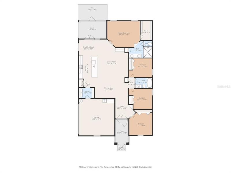 Floor plans are for illustration only; they are not a substitute for architectural floor plans. Measurements are approximate.