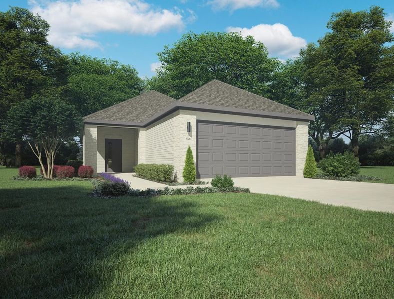 Elevation A in the Ash home plan by Trophy Signature Homes – REPRESENTATIVE PHOTO