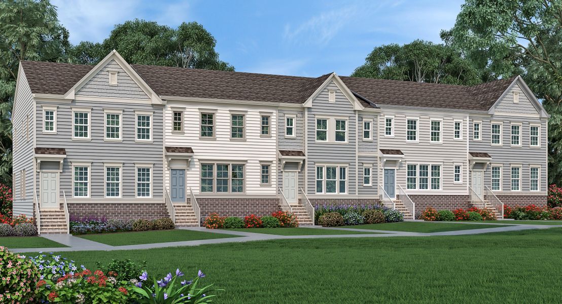 New construction Townhouse house The Summit Townhomes, 15120 E Rocky River Road, Davidson, NC 28036 - photo