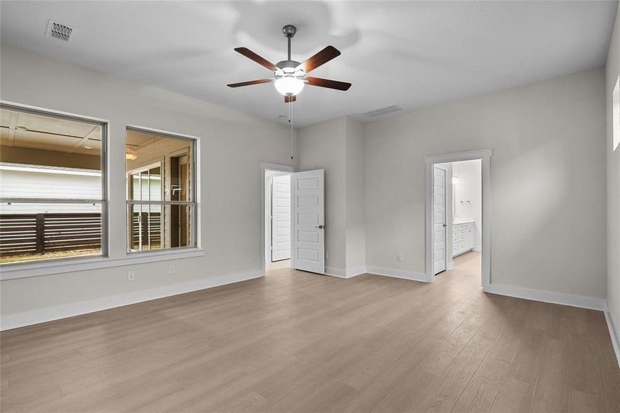 Main Level Primary Bedroom