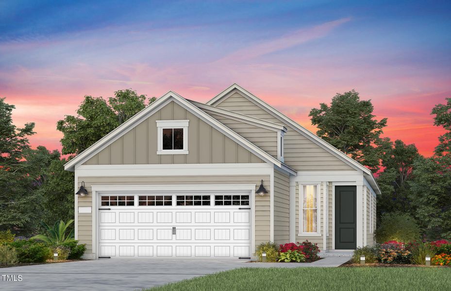 New construction Single-Family house 139 N Brookhollow Way, Clayton, NC 27520 Compass- photo
