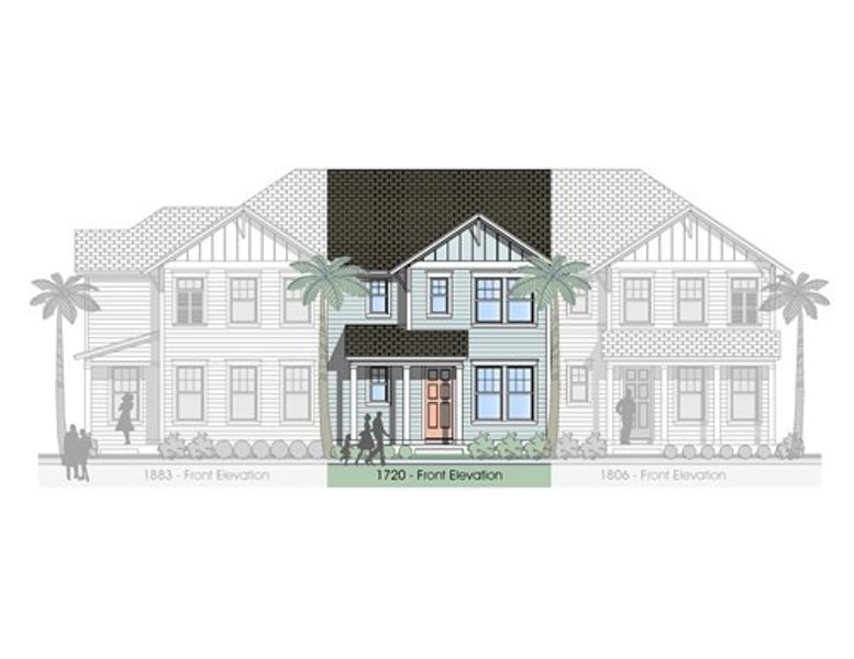 New construction Townhouse house Tybee 1720, 246 Wildlight Avenue, Yulee, FL 32097 - photo