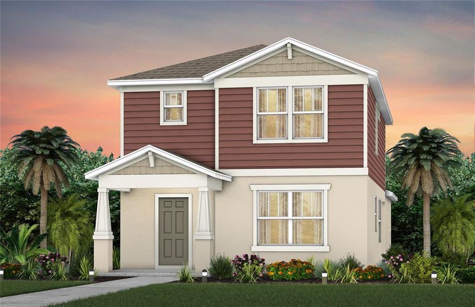 New construction Single-Family house 2608 Winter Calm Lane, Kissimmee, FL 34744 Camden- photo