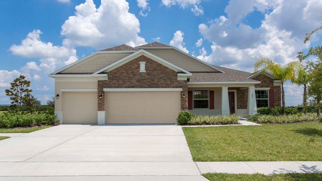 New construction Single-Family house The Sierra, 14055 Spring Hill Drive, Spring Hill, FL 34609 - photo