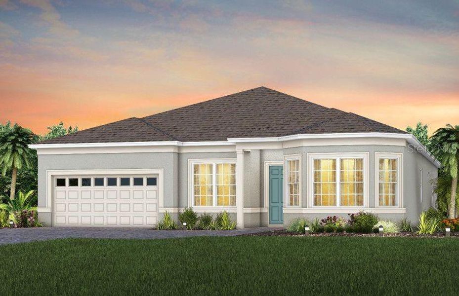 New construction Single-Family house 4115 Meandering Bay Drive, Apopka, FL 32712 - photo