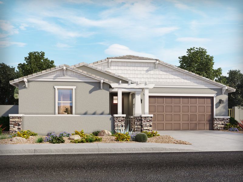New construction Single-Family house Lennon, North Hartman Road, Maricopa, AZ 85138 - photo