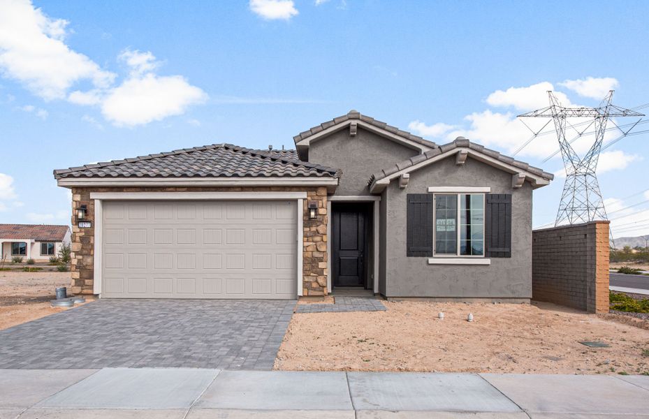 New construction Single-Family house 21277 N 270Th Drive, Buckeye, AZ 85396 Traverse- photo