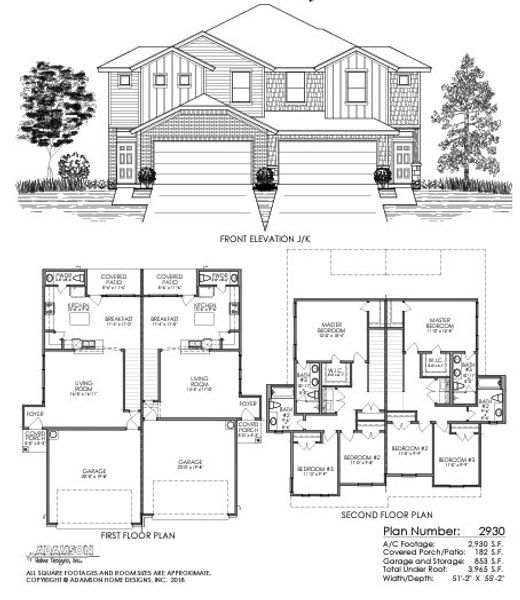 New construction Duplex house 2930 Plan, Magnolia, TX 77354 - photo