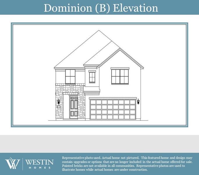 New construction Single-Family house The Dominion, 26515 Gleaming Dawn Way, Richmond, TX 77406 - photo