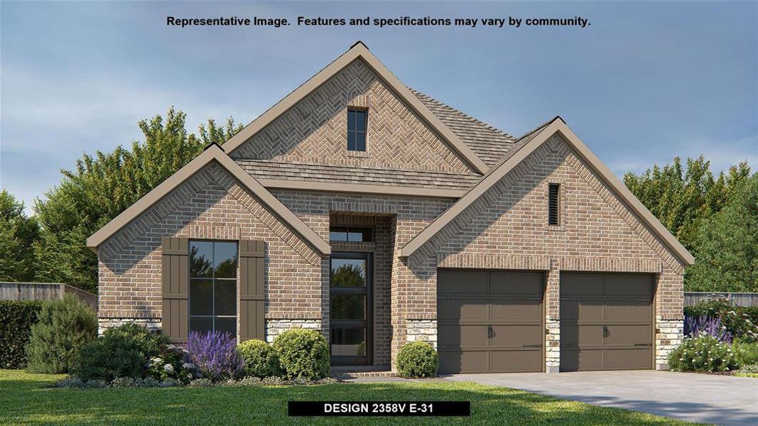 New construction Single-Family house 115 Spanish Oak, Castroville, TX 78009 Design 2358V- photo