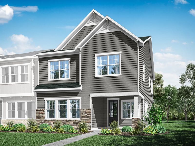 New construction Townhouse house Plan 5, 5907 Wetlands Alley, Charlotte, NC 28215 - photo