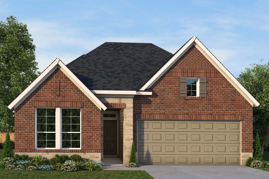 New construction Single-Family house The Brecken, 5302 Majestic Court, Manvel, TX 77578 - photo