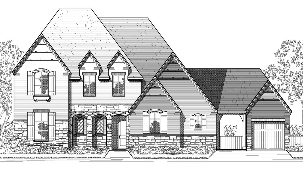 New construction Single-Family house 224G Plan, 117 Villoria Cove, Liberty Hill, TX 78642 - photo