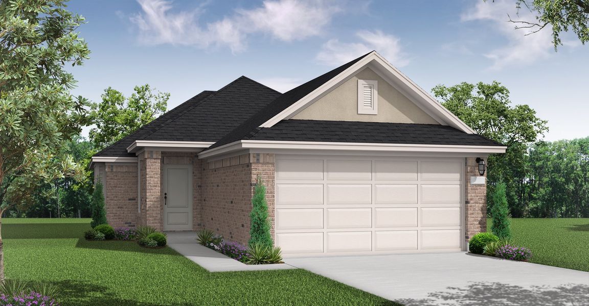 New construction Single-Family house Santa Clara (1210-HV-30), 3009 Hickory Haven Ln, Conroe, TX 77302 - photo