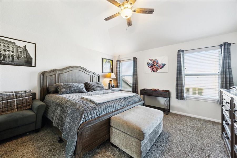 Primary Bedroom with Furniture