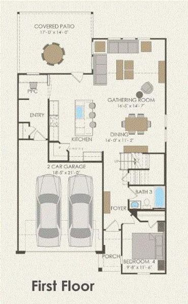 Pulte Homes, Lochridge floor plan