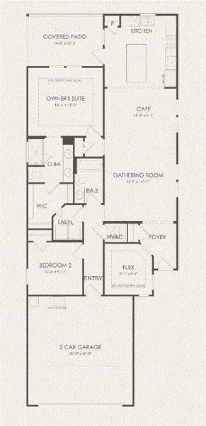 Del Webb Homes, Compass floor plan