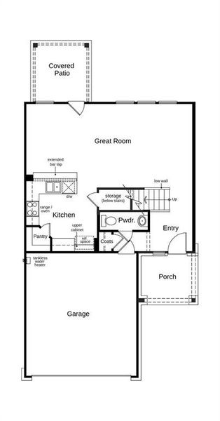 This floor plan features 3 bedrooms, 2 full baths, 1 half bath, and over 1,700 square feet of living space.