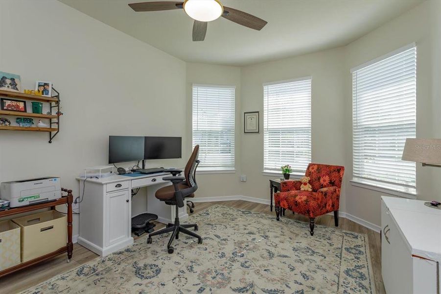 3rd bedroom, ample lighting!