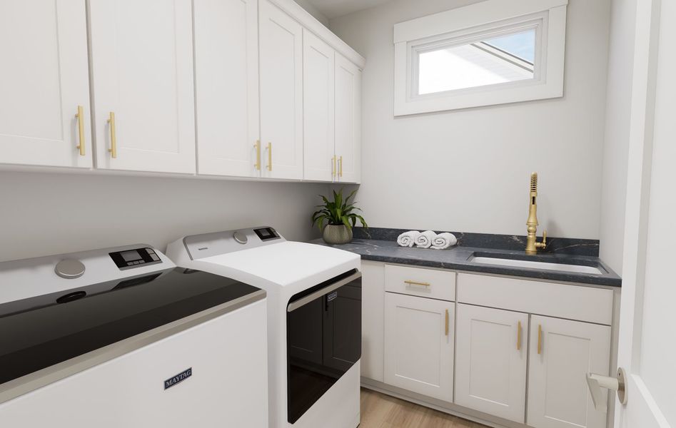 Timothy Laundry Room - Optional Cabinets & Sink