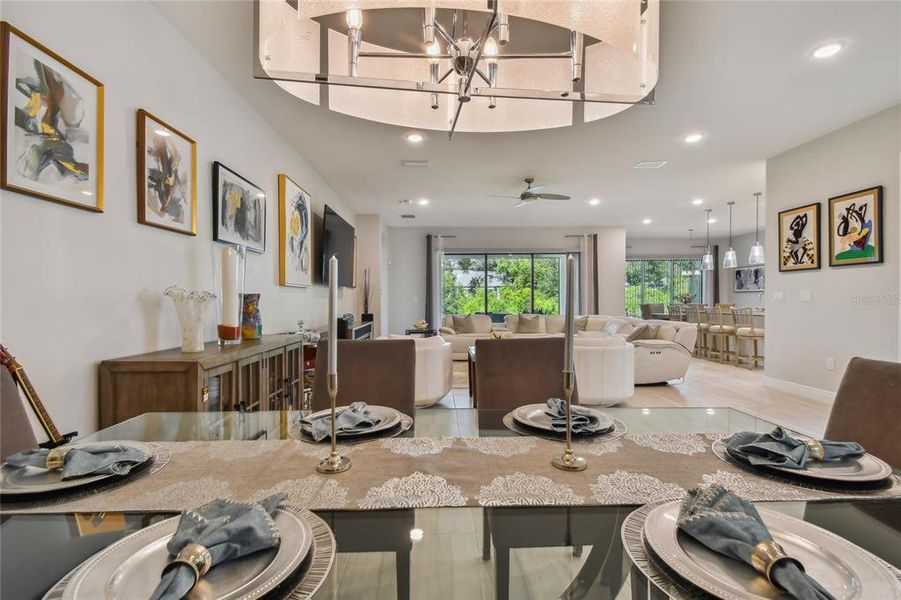 Dining room area