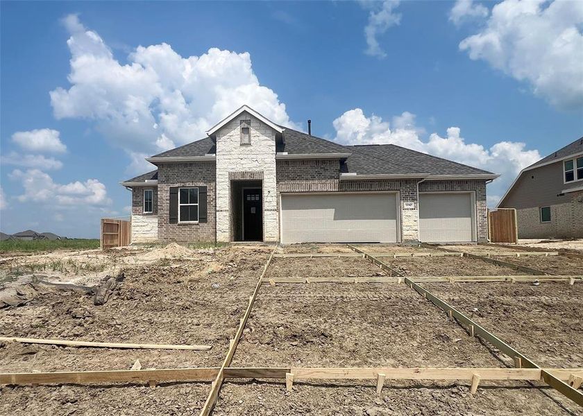 One-story home with 4 bedrooms, 2 baths and 3 car attached garage