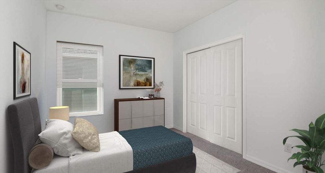 Sebring floorplan optional bedroom 5 ilo flex at BridgeWater by William Ryan Homes Tampa