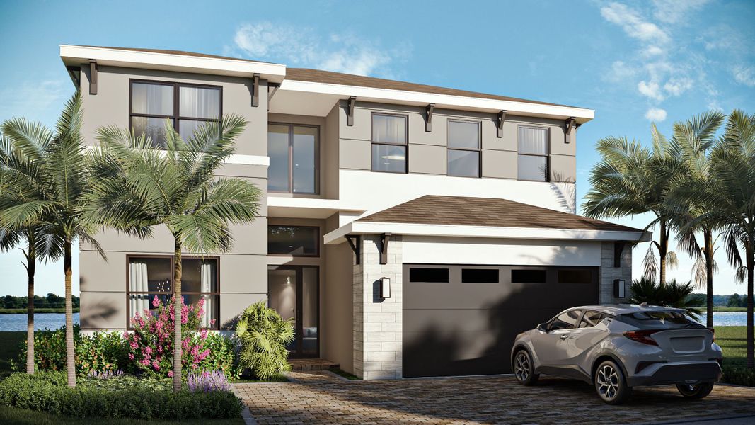 New construction Single-Family house Newport Grand, 12680 Solana Bay Circle, Palm Beach Gardens, FL 33412 - photo