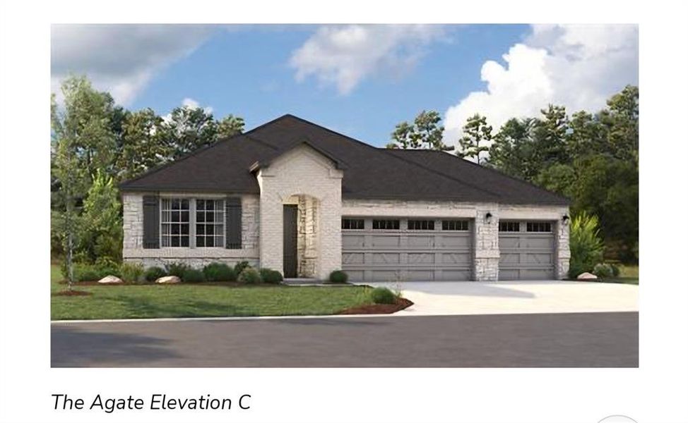 New construction Single-Family house 236 Firethorn Rd, Marble Falls, TX 78654 Agate- photo