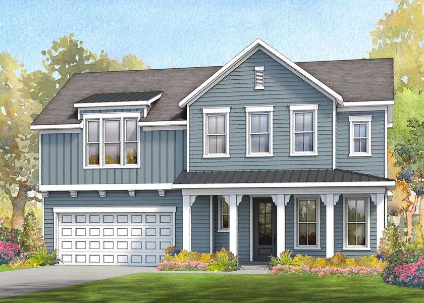 New construction Single-Family house The Highland, 9101 Dupree Meadow Drive, Angier, NC 27501 - photo