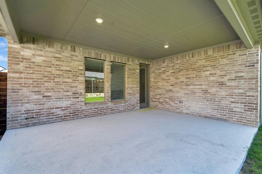 Massive Covered Patio