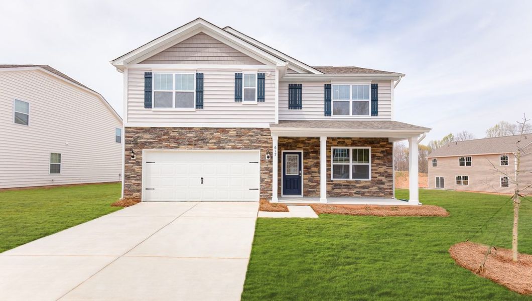 New construction Single-Family house 3507 Sycamore Crossing Court, Mount Holly, NC 28120 Hayden- photo
