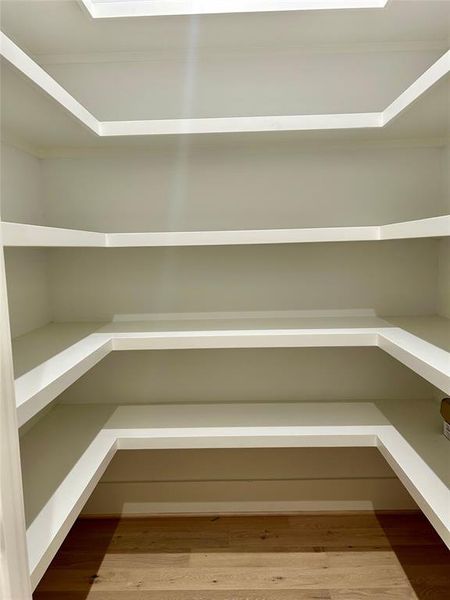 Walk-in pantry.