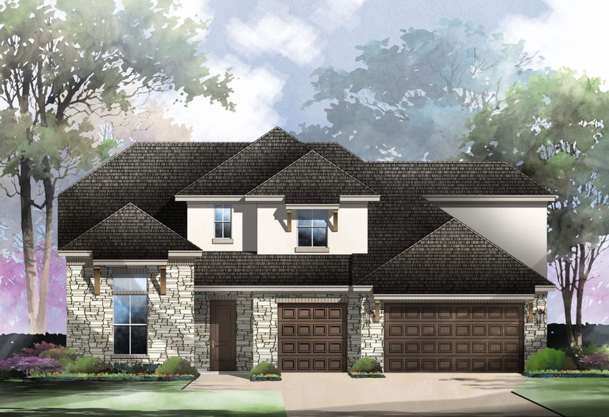 New construction Single-Family house Carmel, 28430 Colares Way, San Antonio, TX 78260 - photo