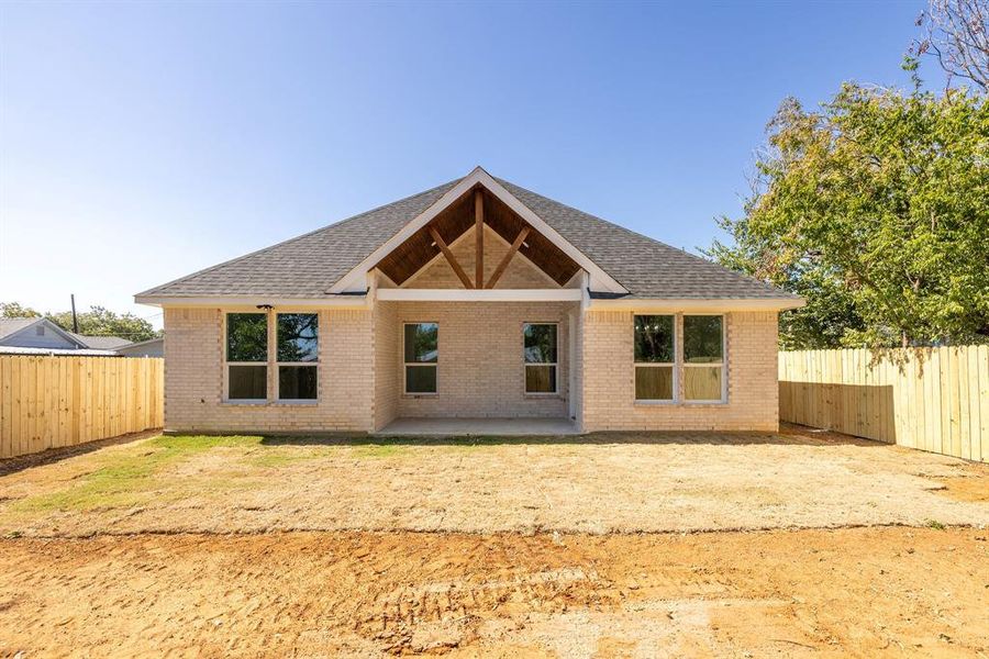 Back of house featuring a patio