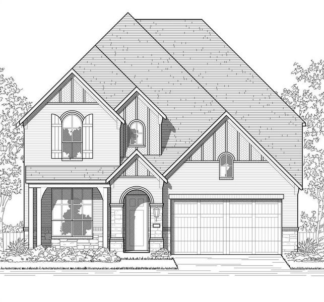 New construction Single-Family house 1812 Crescent Star Drive, Aubrey, TX 76227 Middleton Plan- photo
