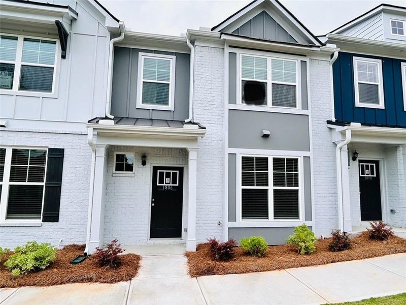 New construction Townhouse house 1806 Emory Lane, Conyers, GA 30013 Evergreen- photo