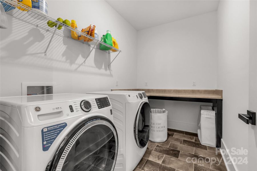 Laundry room on main floor