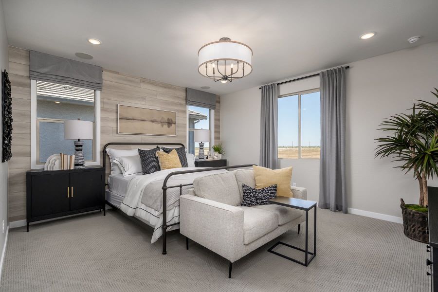 Primary Bedroom | Wrightson | Wildera – Peak Series | New Homes in San Tan Valley, AZ | Landsea Homes