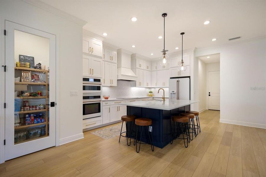 Great pantry area off kitchen