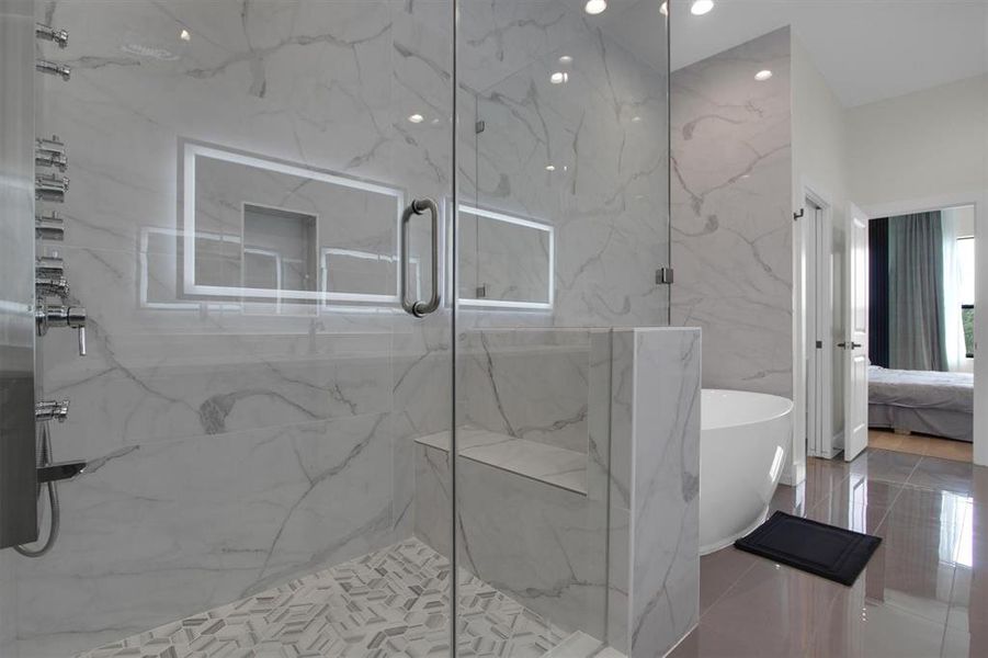 Luxe modern Primary bathroom