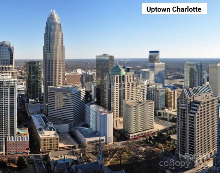 Uptown Charlotte just minutes from community