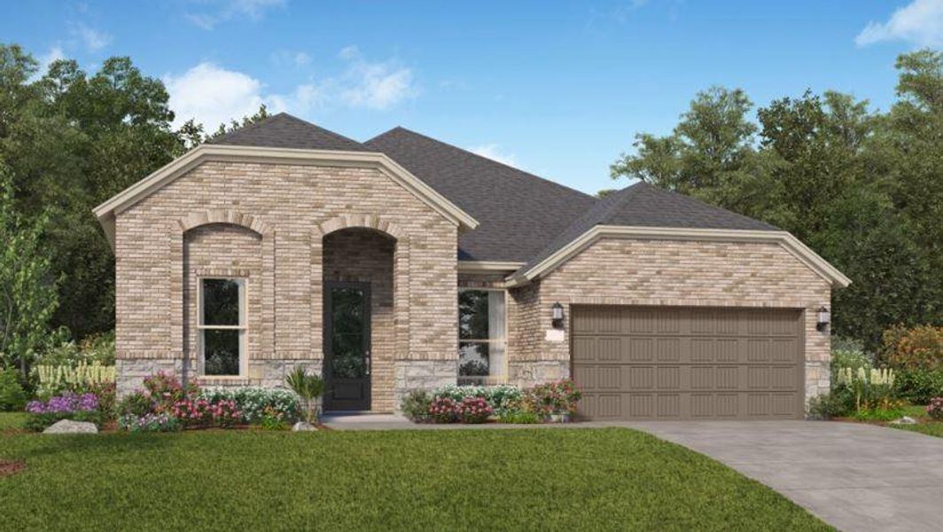 New construction Single-Family house 29007 Red Loop Drive, New Caney, TX 77357 Cantaron II- photo
