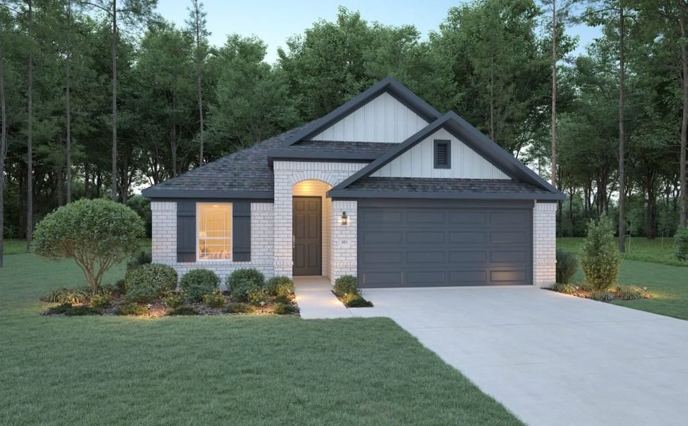 New construction Single-Family house Maple, 2803 Parthenon Place, Roman Forest, TX 77357 - photo