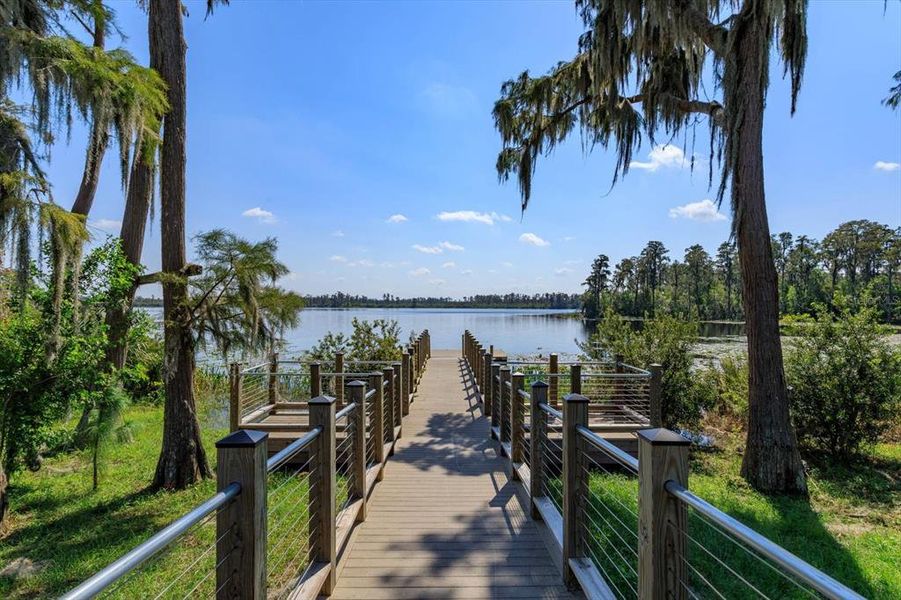 Dock with Kayak launch