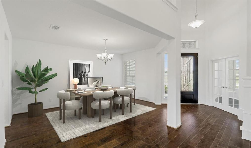 Elegant dining room (*Photo not of actual home and used for illustration purposes only.)