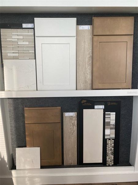 Professionally curated design finishes for homesite. Colors, finishes, textures and options may appear differently in person due to variations in monitors and viewing devices.