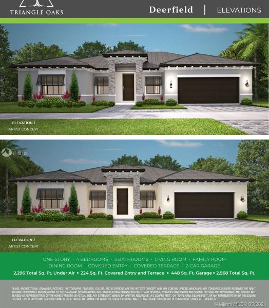 New construction Single-Family house 13191 Sw 221St Ter, Miami, FL 33170 - photo