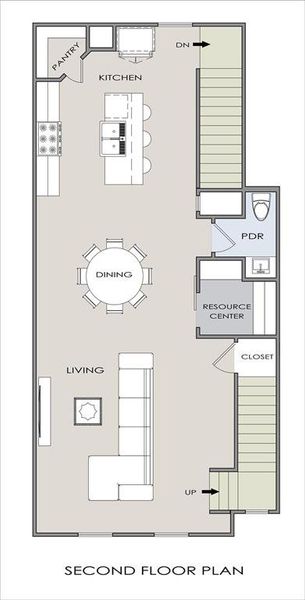 Second floor layout