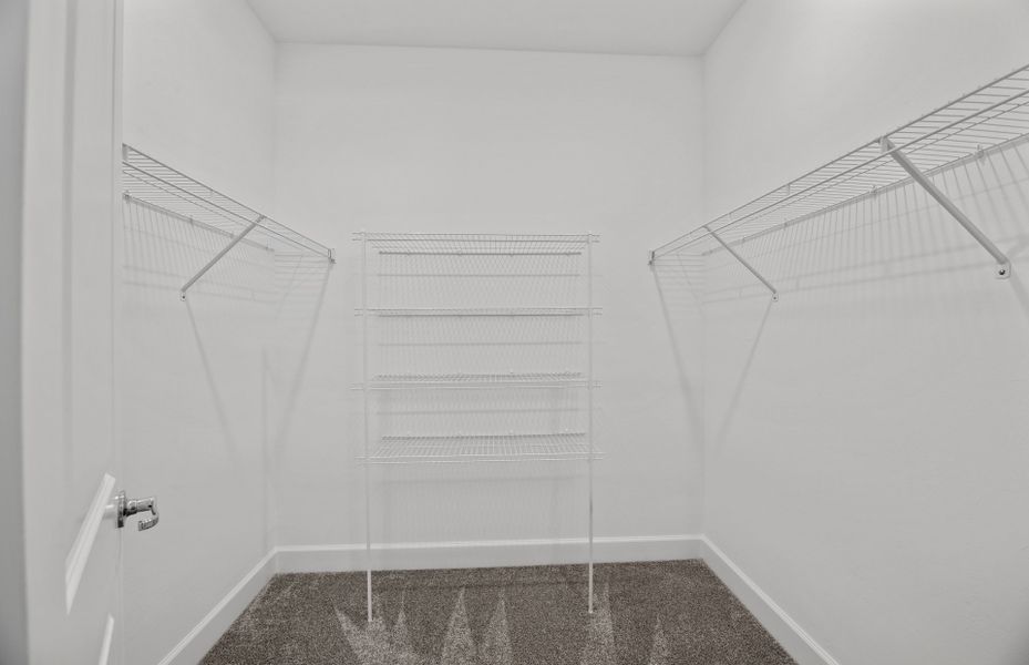 Owner's walk-in closet